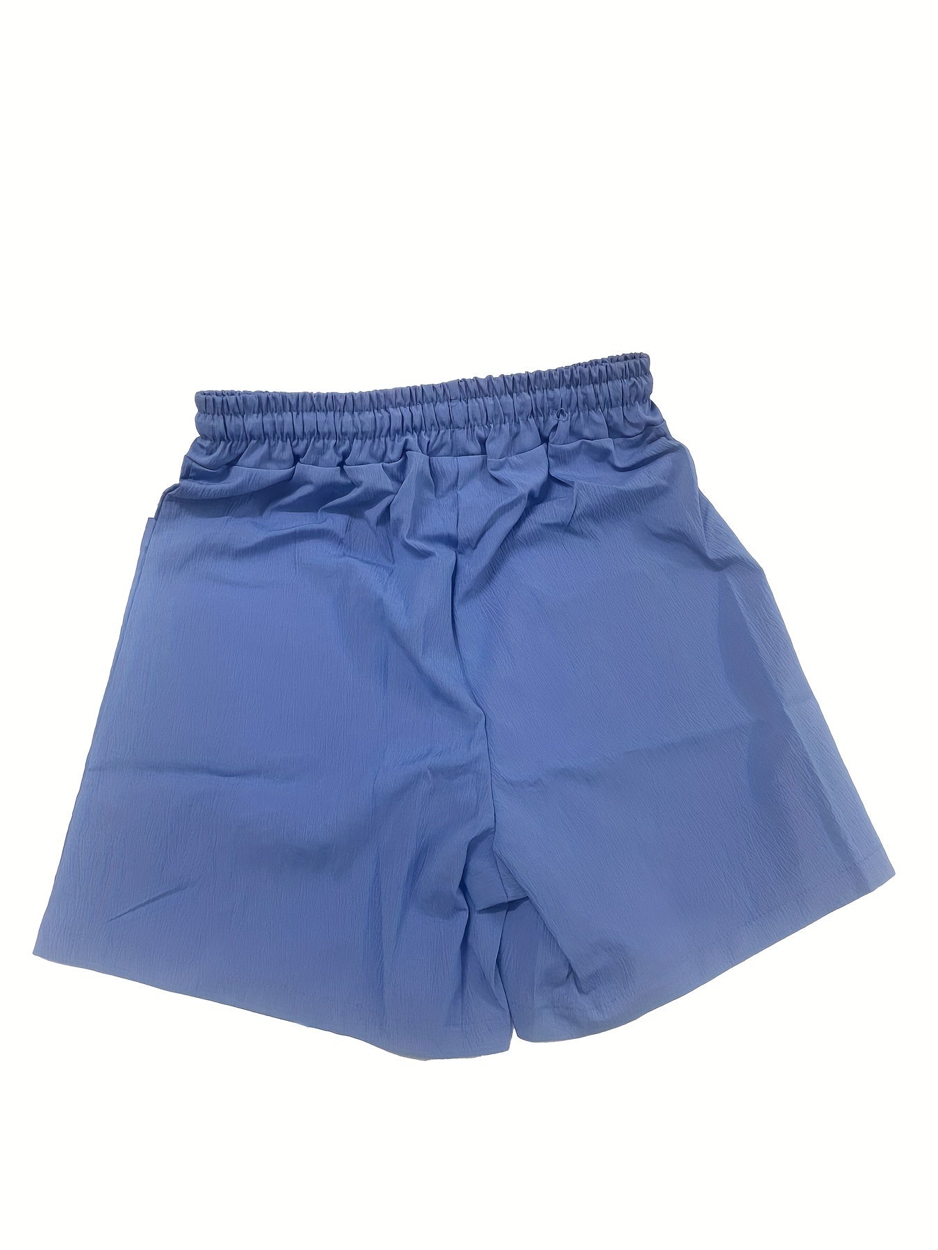 Women's Beige Cargo Shorts - Casual & Stylish, Solid Color with Drawstring Waist and Pockets, Polyester Blend, Machine Washable, All-Season Comfort