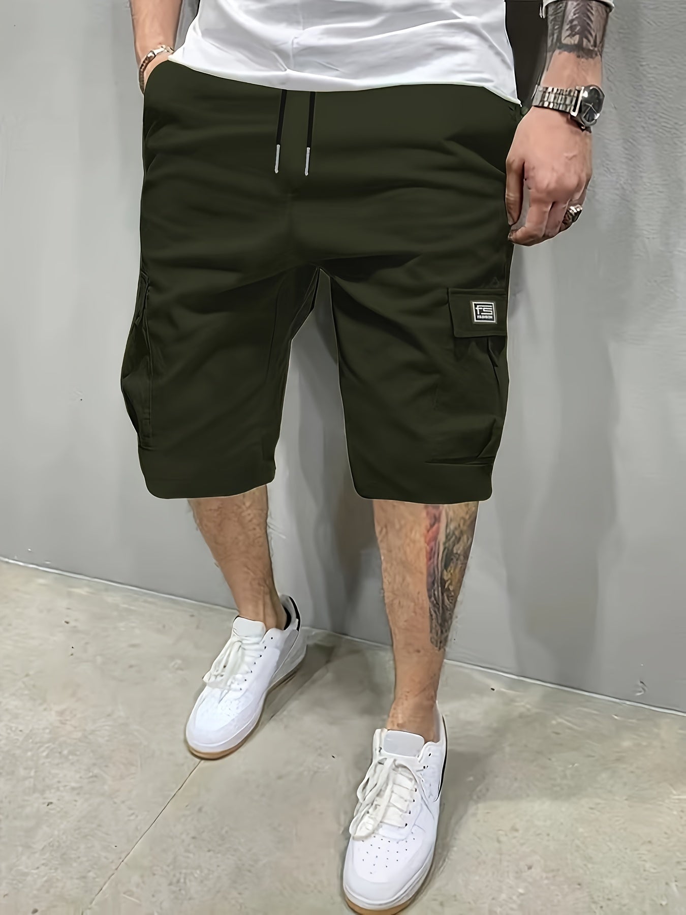 Men's Cargo Shorts Pants Outdoor Hiking Multi-Pocket Utility Shorts, Casual Style, For Summer Hiking Cycling