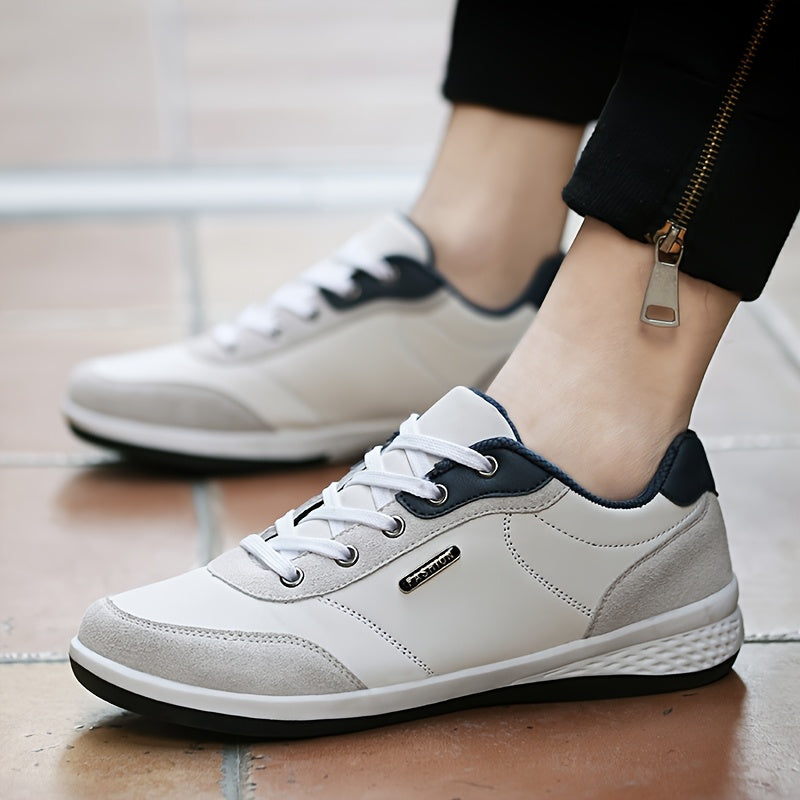 FAYWELLME Unisex Casual սպորտային կոշիկներ, շնչող ցածր վերևից ժանյակավոր սպորտային կոշիկներ, MD ներբանով միաձույլ գույնի բոլոր սեզոնային վազքի կոշիկներ, թեթև գործվածքից վերնամասը սև և արևագույն, հարմարավետ բարձիկ առօրյա հագուստի համար, ամենօրյա կոշիկներ