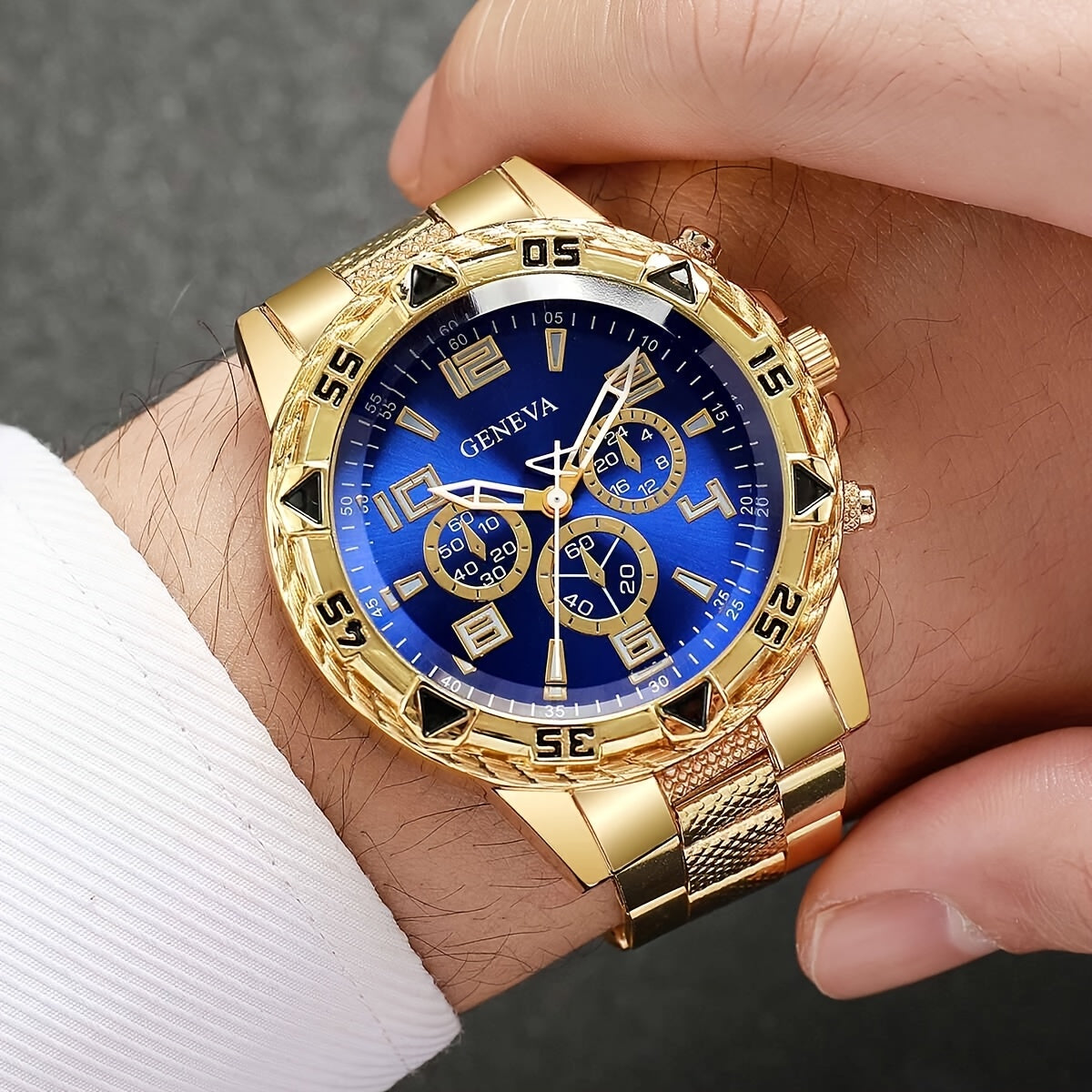 1pc Men'S Stylish Black Stainless Steel Quartz Watch - Elegant Round Dial, Durable Analog Display, Perfect Gift for Valentine'S Day, Birthday, Christmas, etc., Gift Watches | Elegant Wristwatches | Analog Watches