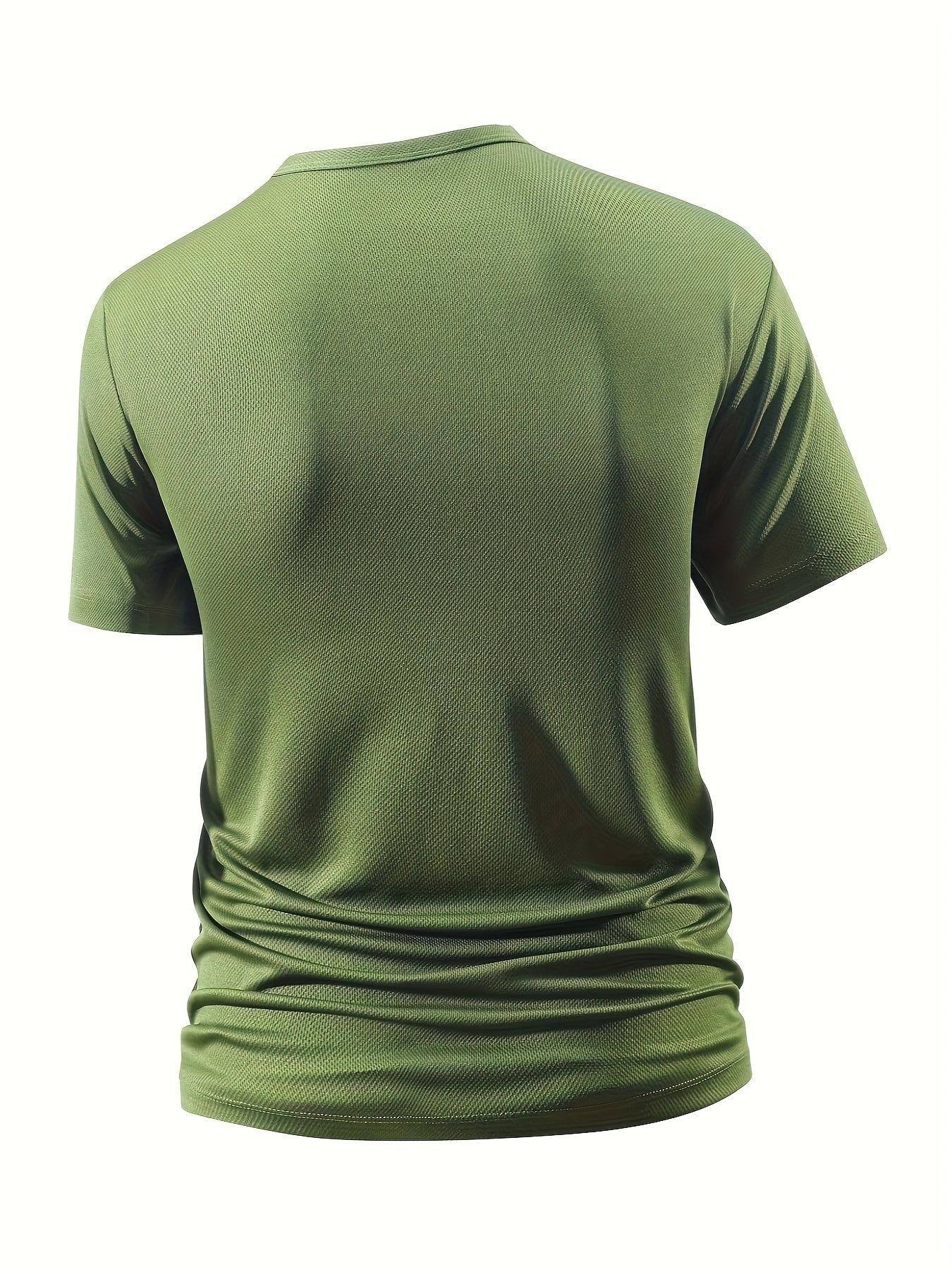 Men'S Lightweight & Breathable Quick-Dry T-Shirt - V-Neck, Short Sleeve, Solid Black, Soft Polyester Fabric for Gym, Running, Daily Wear & Outdoor Activities, Workout Clothes