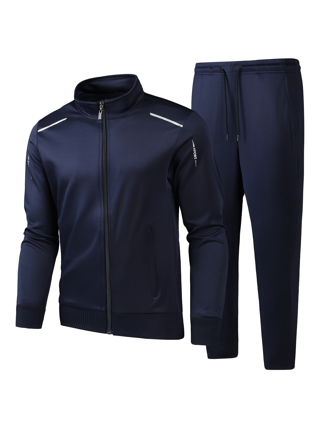 Men's New Sports Hoodie Set, Men's Sports Set, Autumn and Winter Set, Cardigan Set, Top+Pants Set
