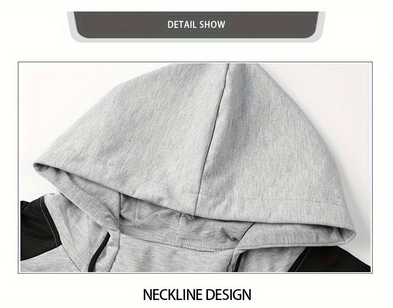 Men's Hooded Sweatshirt Set - 2024 New Autumn Casual Sporty Long Sleeve Outfit for Men