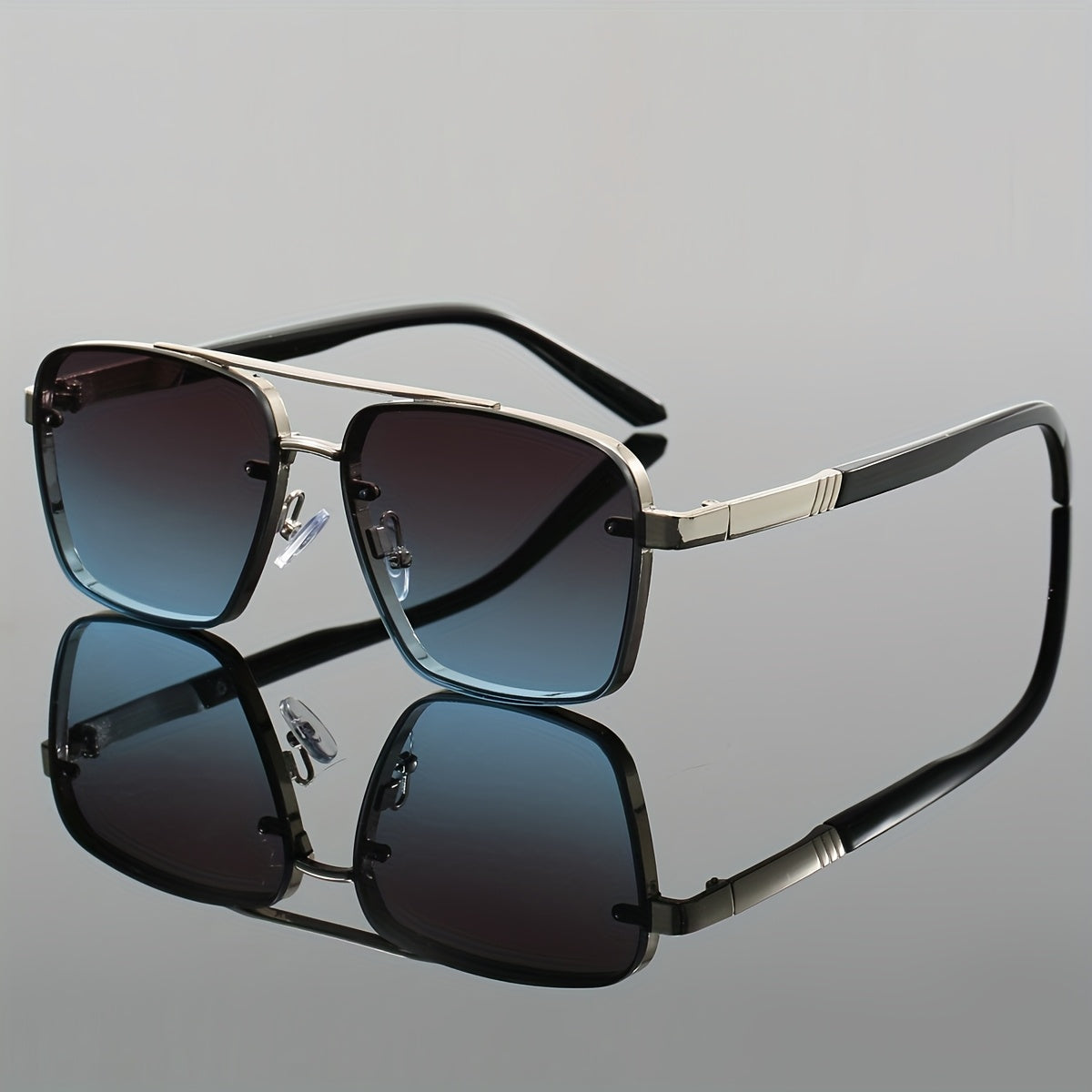 1pc Stylish Unisex Retro Square Fashion Glasses - Trendy Versatile Eyewear, Perfect for Fashion Accessory