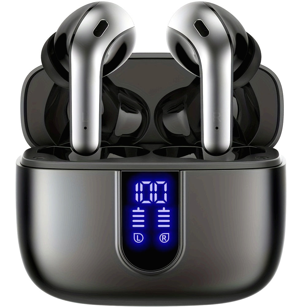 LIFEBEE New Wireless 5.3 Earbuds for Running Sports, Mini Wireless Earphones Stereo Headphones with Dual-LED Display, Wireless Headset Built-in Microphone