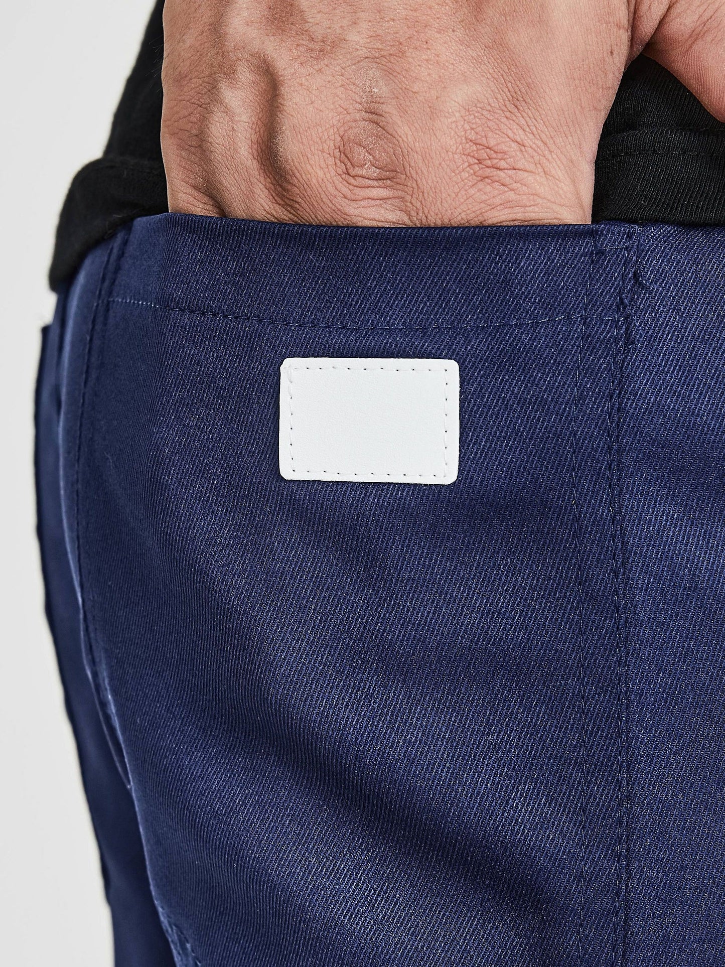Men's Solid Color Drawstring Cargo Pants - Casual, Loose Fit with Multiple Pockets, Machine Washable