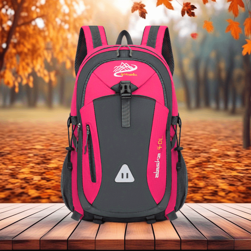 35L Large Capacity Hiking Backpack - Durable Polyester, Adjustable Shoulder Straps, Multiple Compartments for Camping, Travel & Outdoor Adventures - Ideal Gift for Hikers, Backpacking Gear