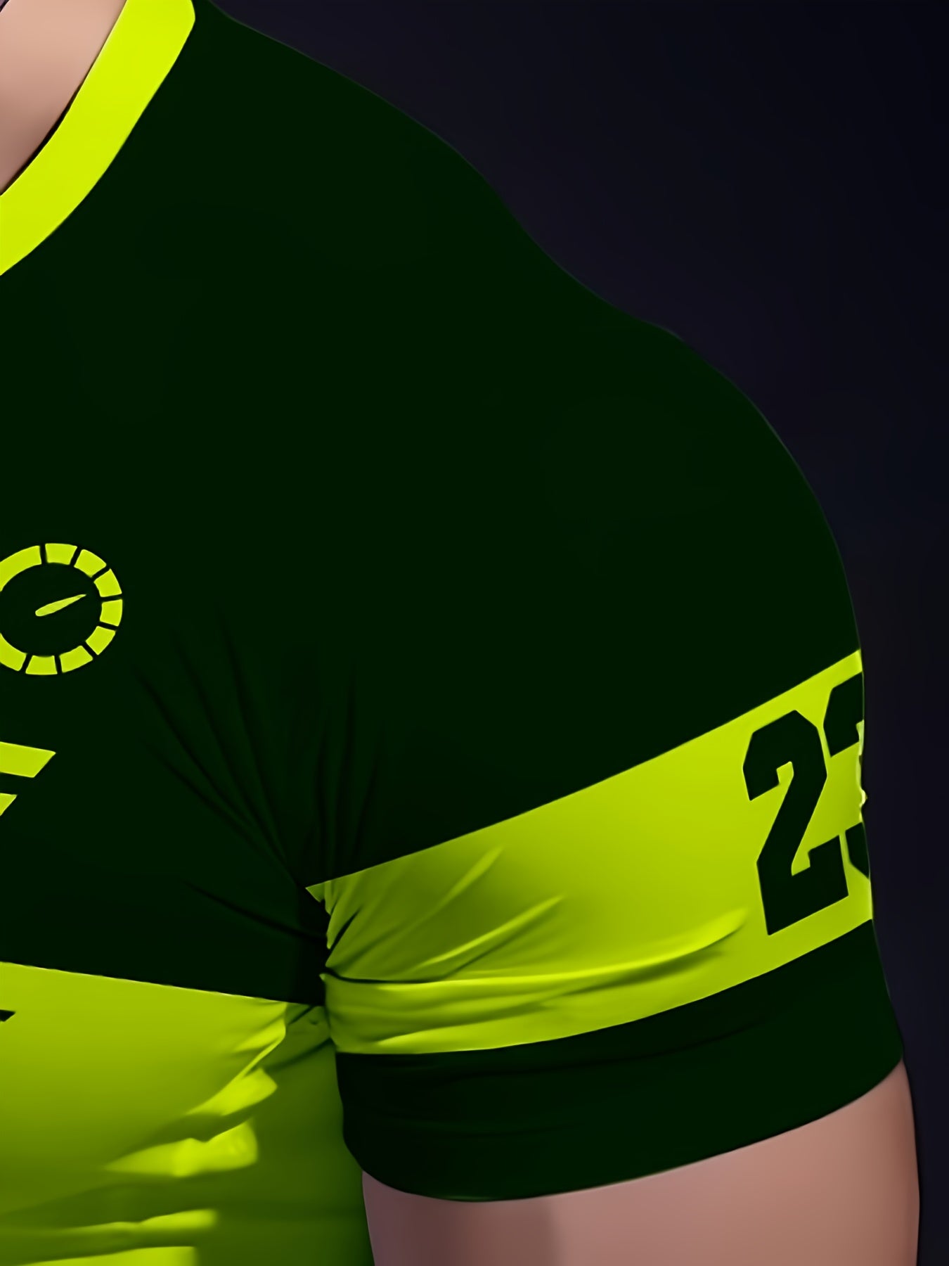 Men'S Racing Graphic T-Shirt - Bold Neon Green & Black Racing Car Design, Lightweight Breathable Fabric for Motorsport Events, Casual Streetwear - Chicago Dream Maker Inspired Casual Attire, Racing Jersey, Event Apparel, Spor