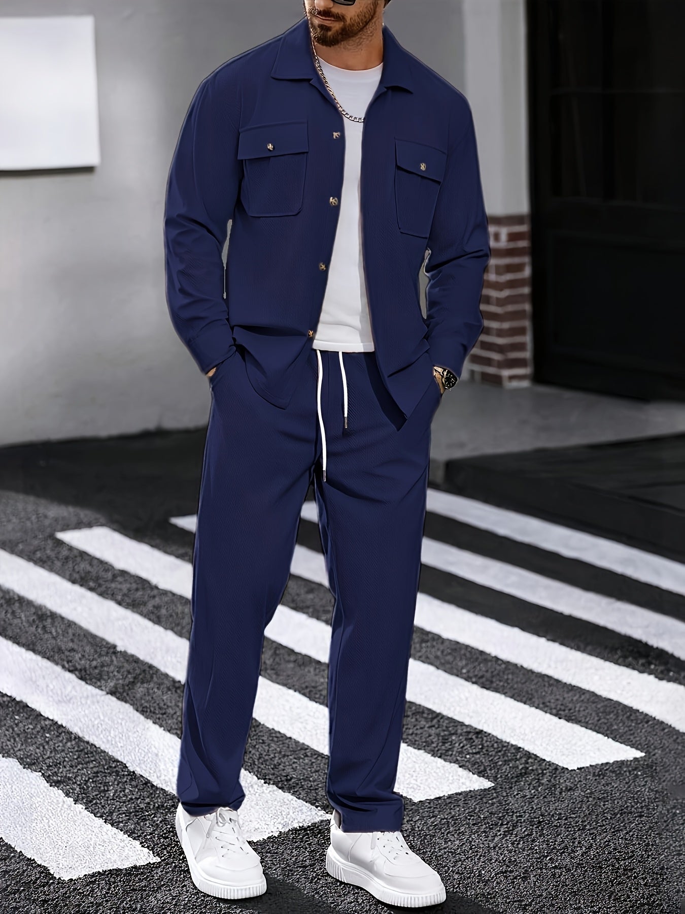 Cross-border Men's Casual Sportswear Set
