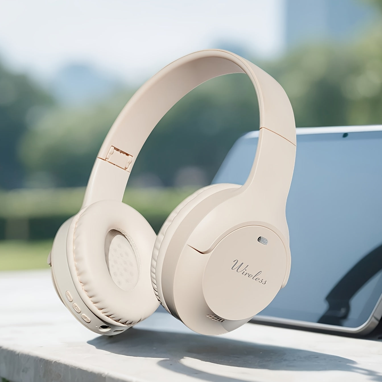 Retro Headphones Wireless Over-Ear Foldable Gaming Headset for Casual Running Video Calls Voice HIFI Earbuds