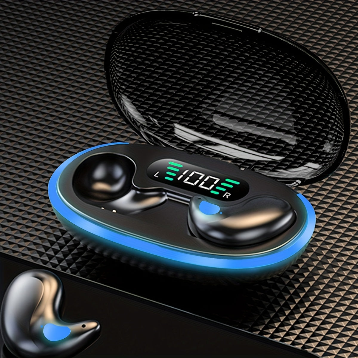 True Wireless in-ear sleep confortable headset music Earbuds video TWS HIFI bass 9D Stereo HD calling Earphones for Android for iPhone Cellphone sport Earpieces smart headphones