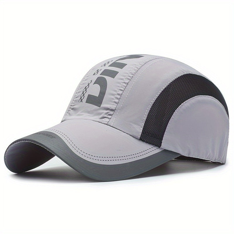 New Summer Quick-Dry Baseball Cap Unisex Youth Fashion Outdoor Sports Sun Protection Breathable Mesh Hat Sunshade Truck Hat