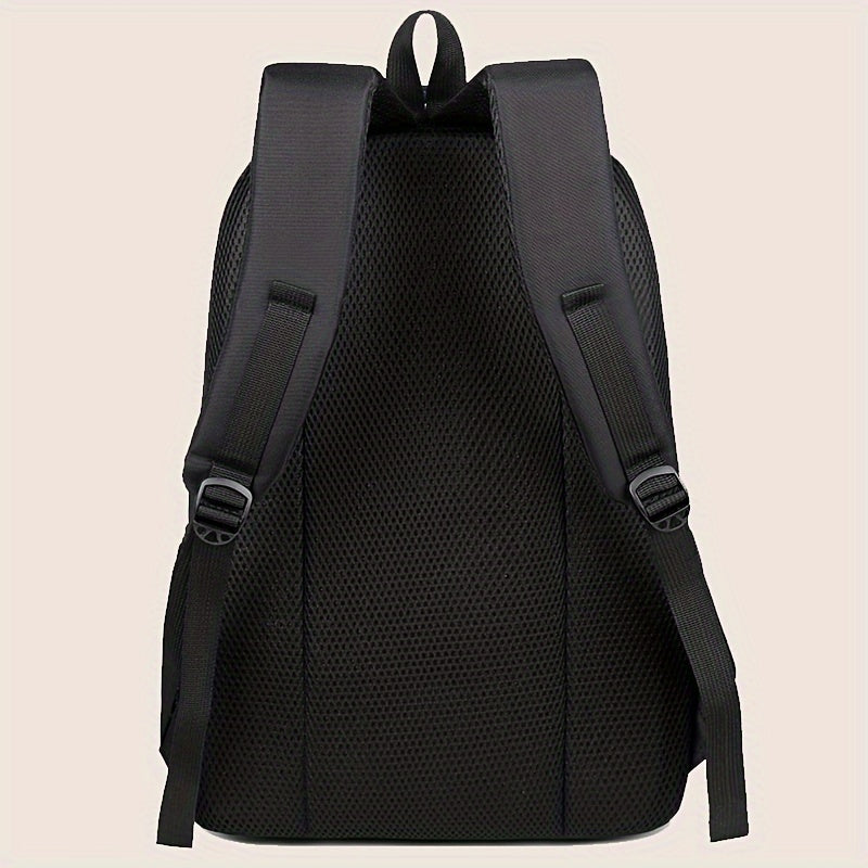 Zipper Random, Large Capacity Outdoor Hiking Backpack Camping Bag for Men's Casual Backpack, Fits 17-inch Laptop, Durable School Backpack with Multiple Compartments, Multi-layer Design, Spine Protection Backpack, Height 48cm