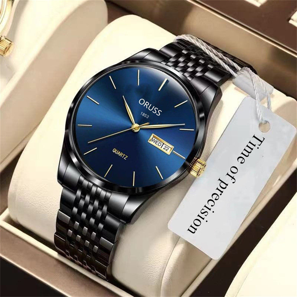 Men's Watch, Business Simple Double Calendar Cool Men's Watch