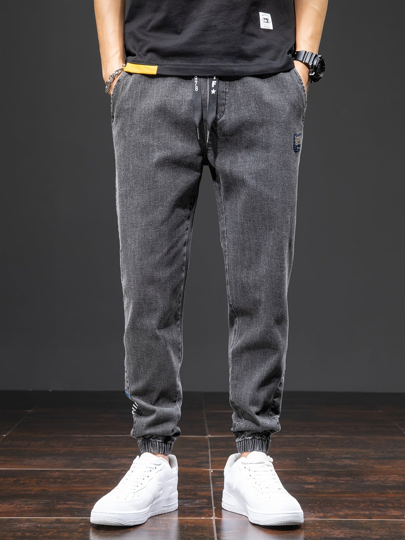 Men's Street Jeans Loose and Comfortable Overalls