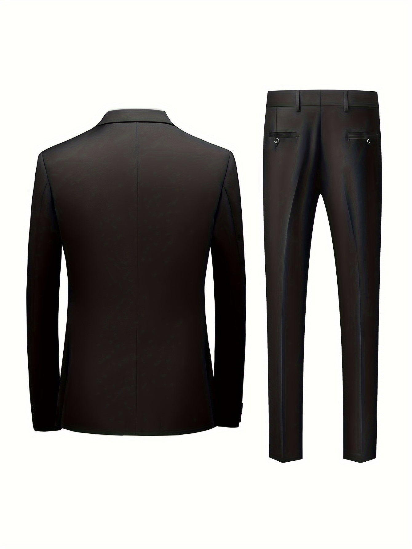 Men's High-end New Suit Set 2pcs Suit and Trousers Fashionable for Wedding Banquet Party