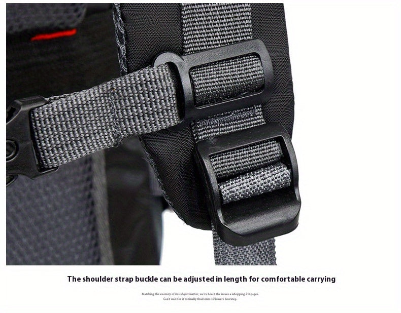 35L Large Capacity Hiking Backpack - Durable Polyester, Adjustable Shoulder Straps, Multiple Compartments for Camping, Travel & Outdoor Adventures - Ideal Gift for Hikers, Backpacking Gear