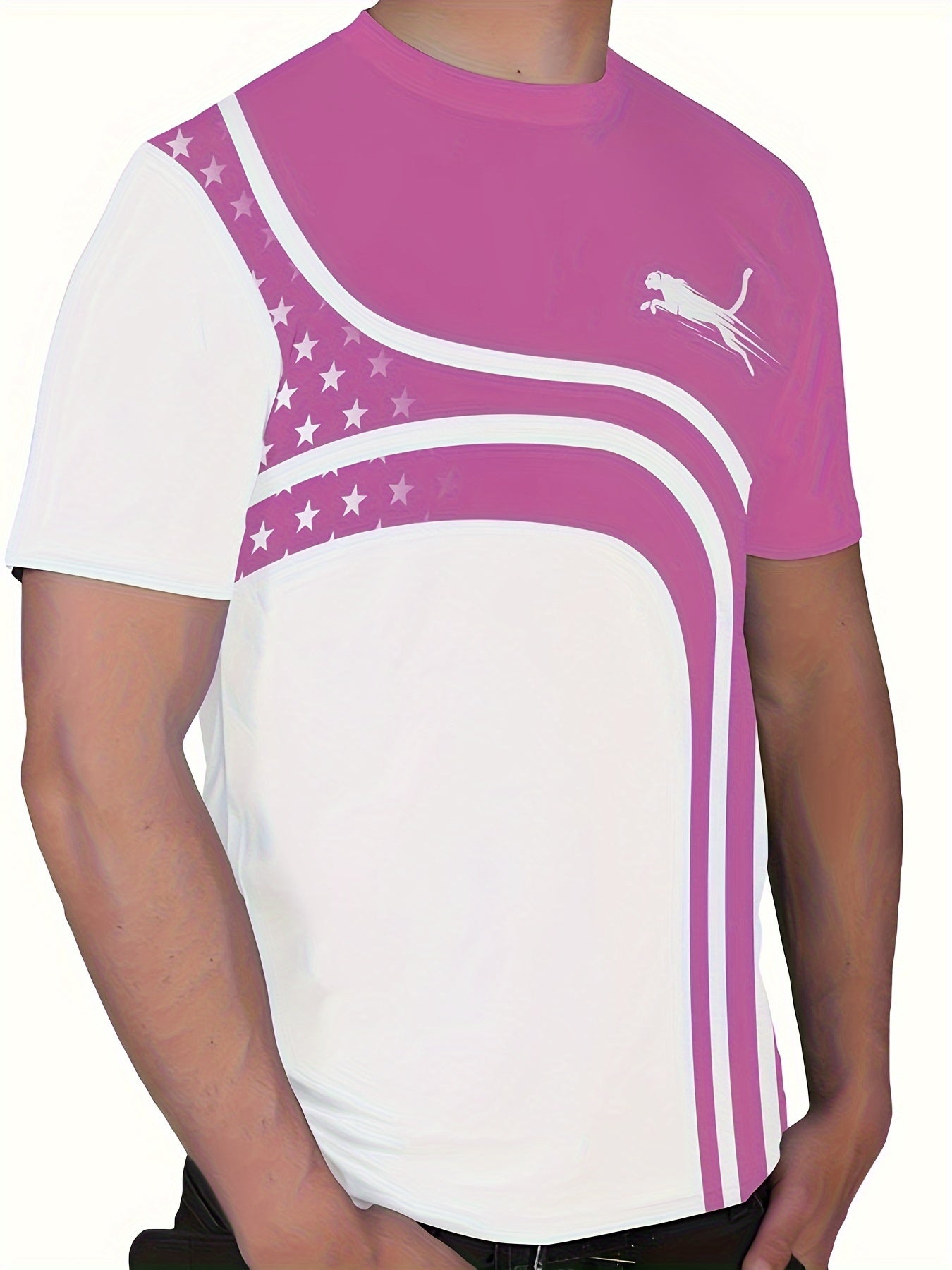 Men's Fashion Casual Round Neck T-shirt