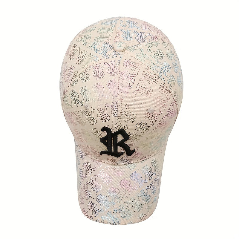 Men's Funky Embroidery Baseball Cap, Seasonable Casual Stylish High-End Baseball Cap With Adjustable Strap For Men And Women