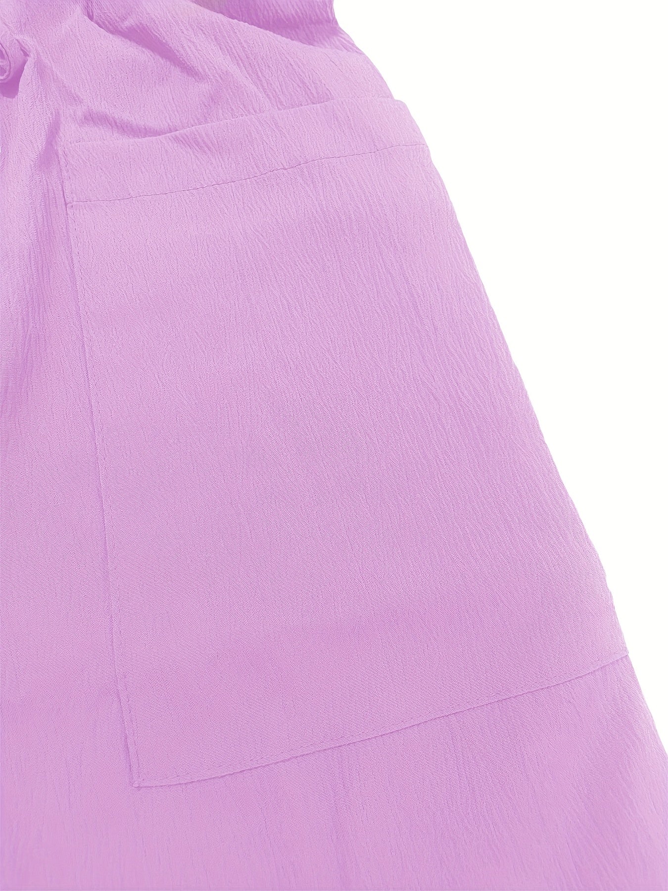 Women's Beige Cargo Shorts - Casual & Stylish, Solid Color with Drawstring Waist and Pockets, Polyester Blend, Machine Washable, All-Season Comfort
