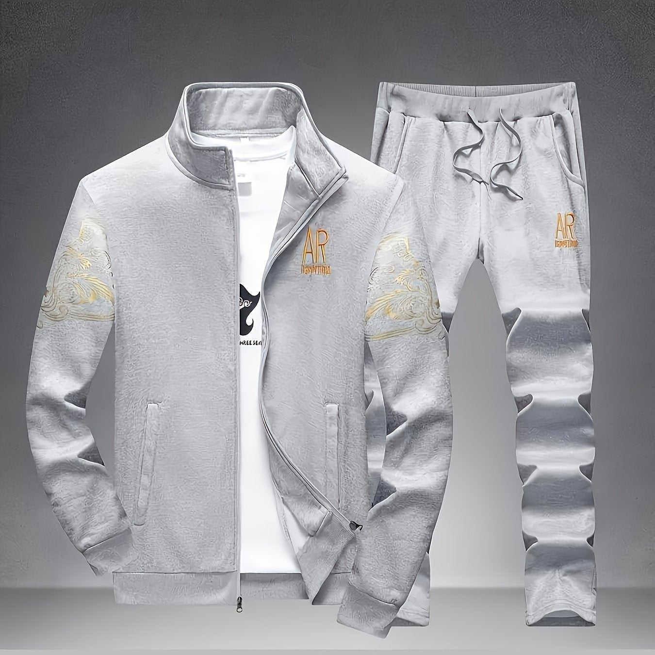 AR Suit for Outing Work Daily Look Black Blue Gray