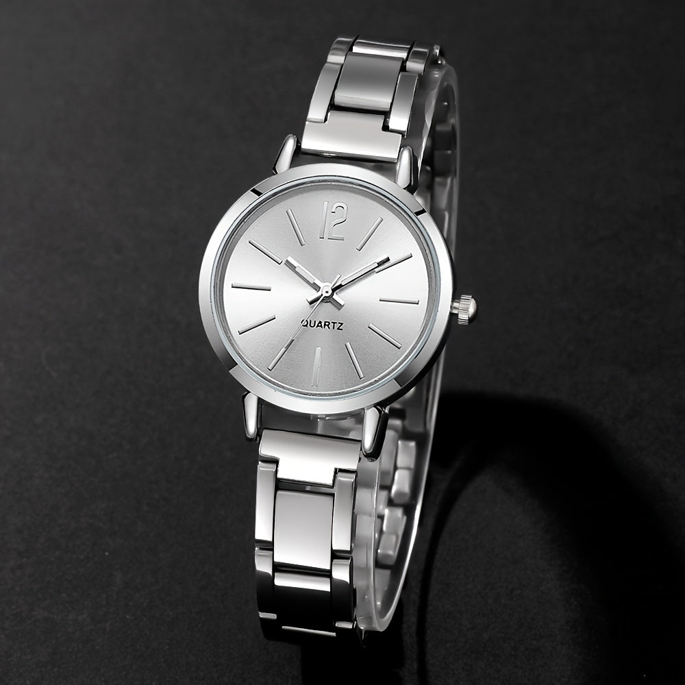 1pc Women's Fashionable Elegant Quartz Watch, Suitable for All Occasions: Mother's Day, Valentine's Day, Back-to- Season, Halloween, Christmas, Ramadan Gift (Box Not Included)