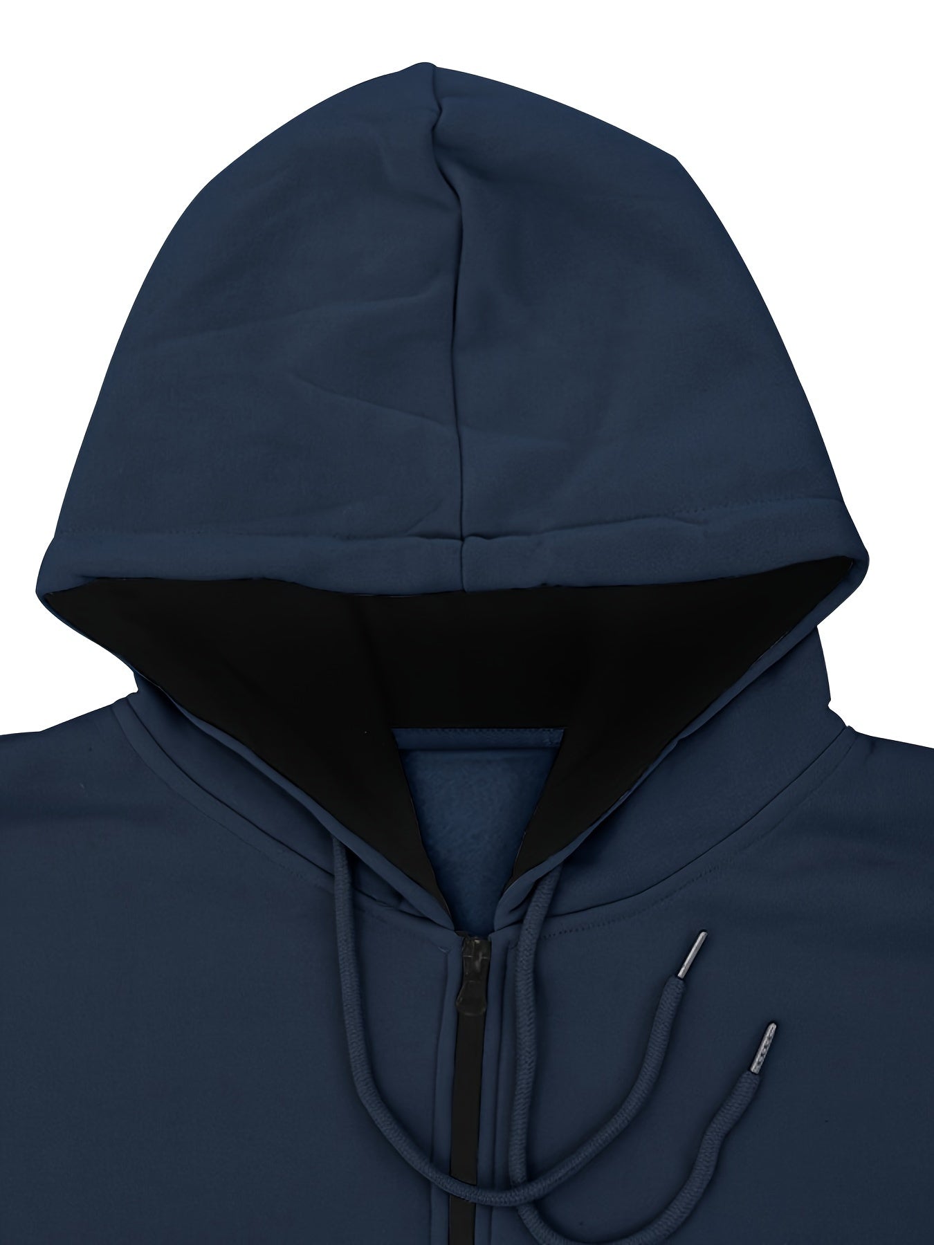 2pcs Men's Solid Color Hooded Long Sleeve Sweatshirt + Pants Set, Casual Co-ord Sports Fitness Set