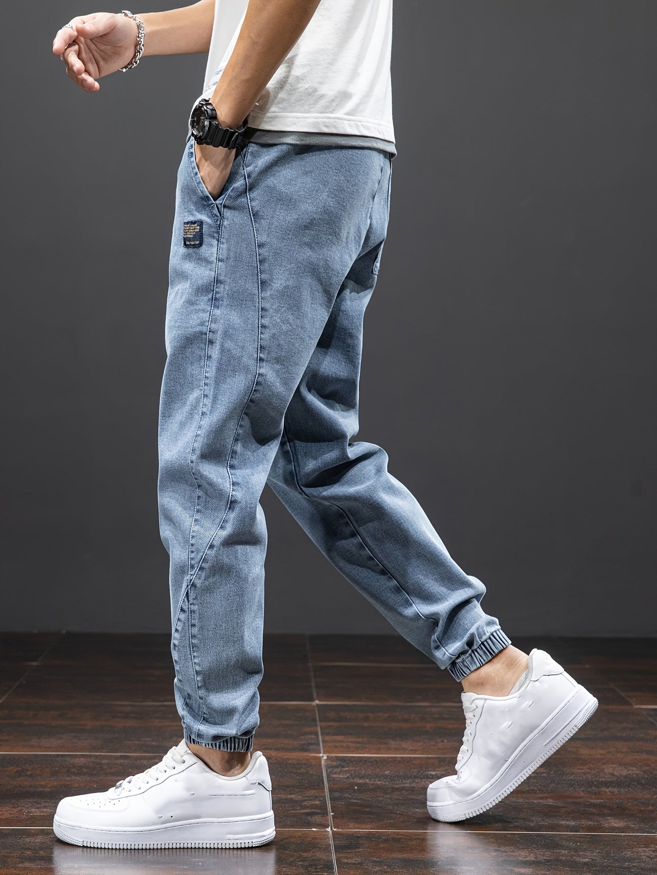 Men's Street Jeans Loose and Comfortable Overalls