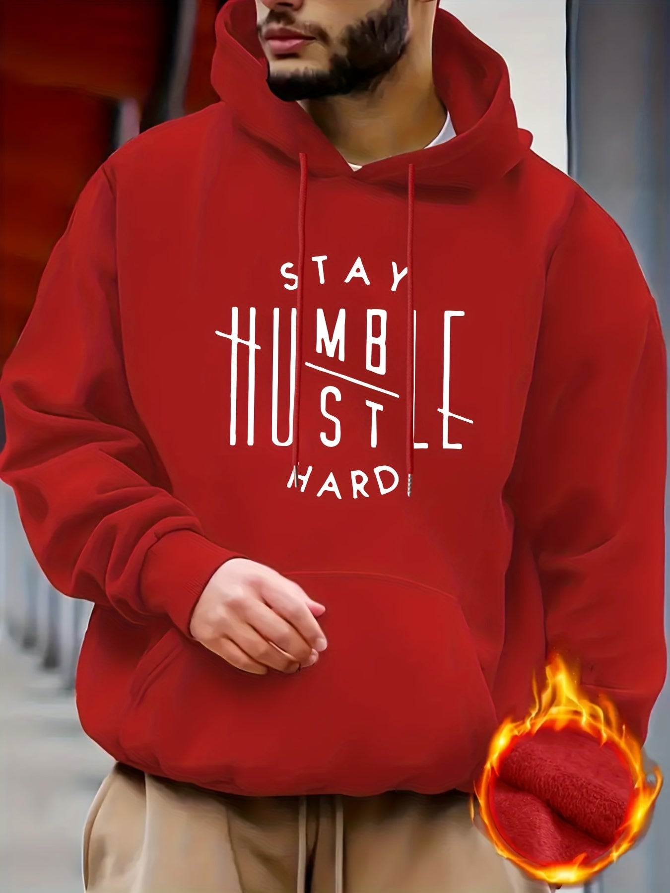 KOURRTER Տղամարդկանց ոգեշնչող վերնաշապիկ - «Stay Humble» գրաֆիկական տպագիր, երկարաթև, պոլիեսթեր խառնուրդ, առկա է սև, կարմիր, դեղին, կապույտ, ծիրանագույն, մուգ կապույտ, սուրճ, վարդագույն, բաց մոխրագույն - լվացվում է մեքենայում, հագուստ բոլոր սեզոններին: