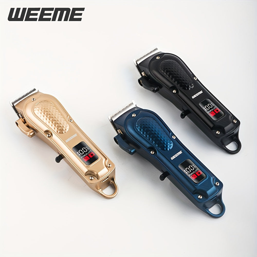 WEEME Men's Exclusive Electric Hair Clipper, Convenient for Car Travel and Carry, USB Fast Charging, Essential for Handsome Men, Holiday Gifts, Birthday Gifts, Give to Friends or Family Members, Easy Styling, Father's Day Gif