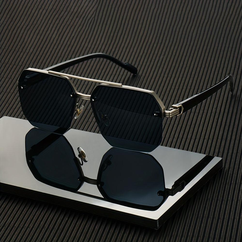 Unisex Retro Metal Frame Fashion Glasses with Gradient Lenses - Classic Round Frame, Lightweight & Durable for Daily Wear, Parties, Gift Giving