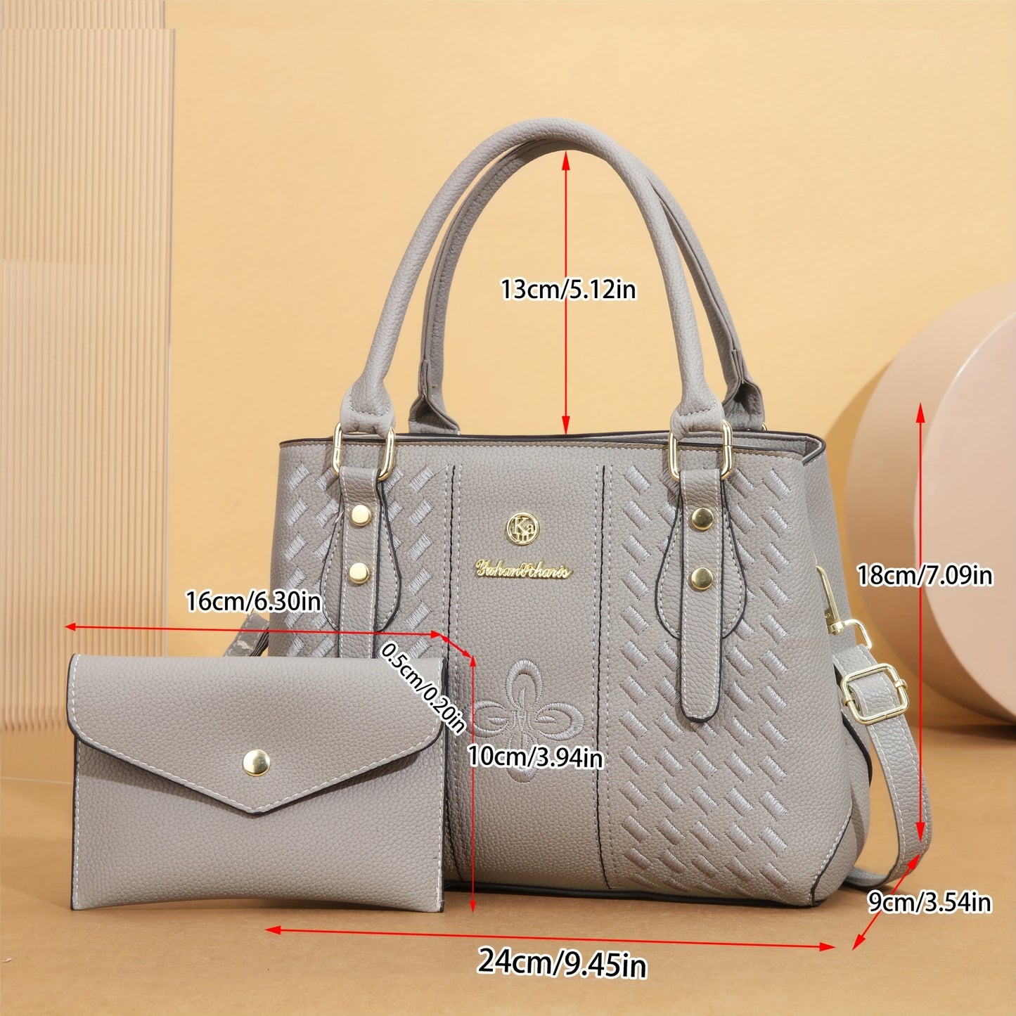 Bag Women'S Versatile High-end New Fashion Multi-piece Set Large Capacity Niche Versatile Women'S Shoulder Crossbody Handbag Large Bag Thanksgiving Gift