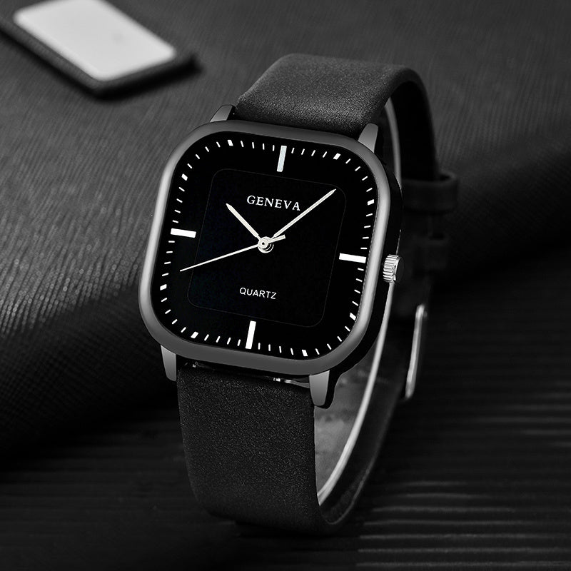 3pcs Men's Watch Set Fashionable Men's Watch and Glasses Wallet Set