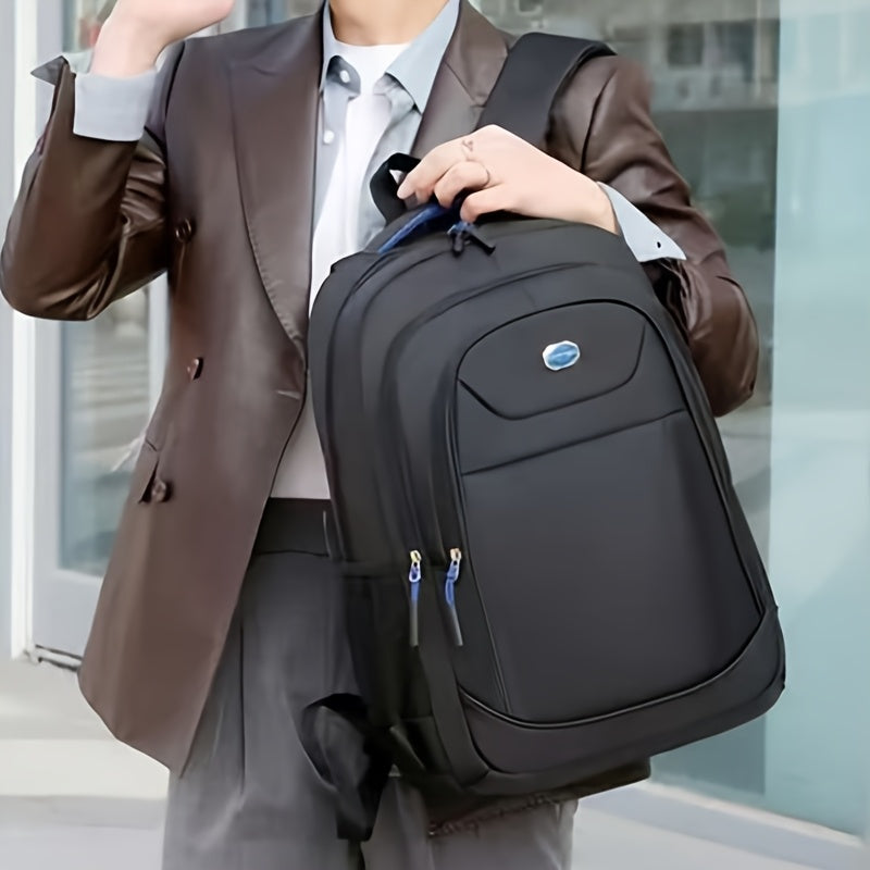Unisex Business Backpack - Large Capacity Laptop Bag with Multiple Compartments, Adjustable Shoulder Straps & Secure Zippers for Travel, Work, and Commuting, Work Laptop Bag | Modern Backpack | Adjustable Straps