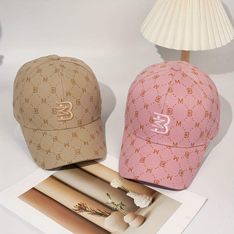 2pcs Baseball Caps for Women & Men - Beige/Black/ Pink/, Adjustable Snapback Closure, Breathable Hats for Sports, Outdoor, Parties - Unisex Sun Hats for Everyday & Formal Events, Baseball Hat, Summer Headwear, Stylish Snapbac