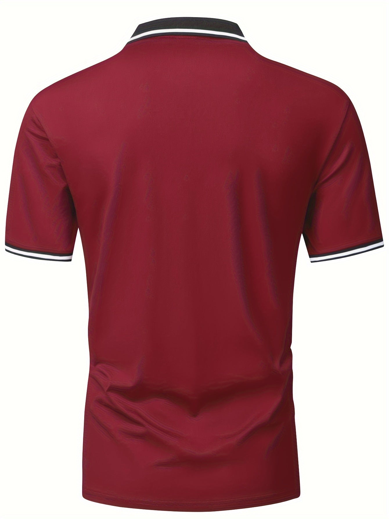 3Pcs Breathable Regular Fit Golf Shirt, Men's Casual V-Neck T-Shirt Short Sleeve For Summer, Men's Clothing