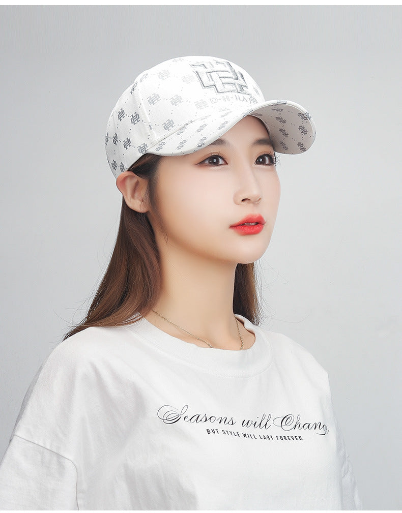 Gāo Dàng Jīng Gōng Mǎn Yìn Cì Xiù Mào Zi Nán Nǚ Shì Kě Tiáo Jié Zhē Yáng Fáng Shài Yā Shé Mào Bàng Qiú Mào