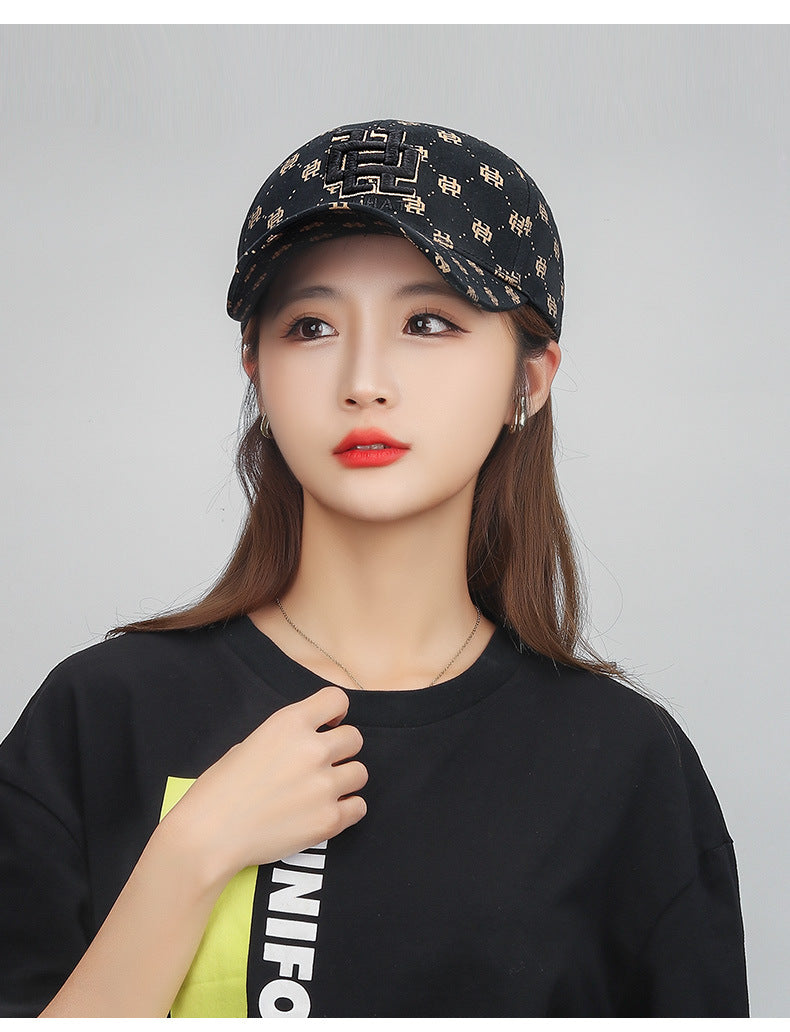 Gāo Dàng Jīng Gōng Mǎn Yìn Cì Xiù Mào Zi Nán Nǚ Shì Kě Tiáo Jié Zhē Yáng Fáng Shài Yā Shé Mào Bàng Qiú Mào