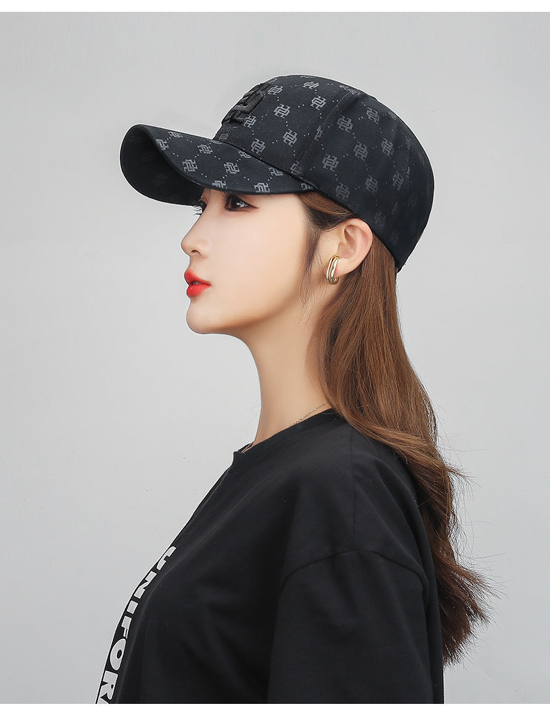 Gāo Dàng Jīng Gōng Mǎn Yìn Cì Xiù Mào Zi Nán Nǚ Shì Kě Tiáo Jié Zhē Yáng Fáng Shài Yā Shé Mào Bàng Qiú Mào