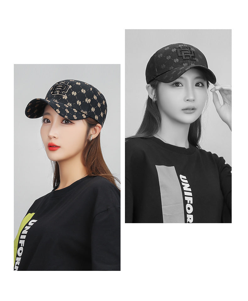 Gāo Dàng Jīng Gōng Mǎn Yìn Cì Xiù Mào Zi Nán Nǚ Shì Kě Tiáo Jié Zhē Yáng Fáng Shài Yā Shé Mào Bàng Qiú Mào
