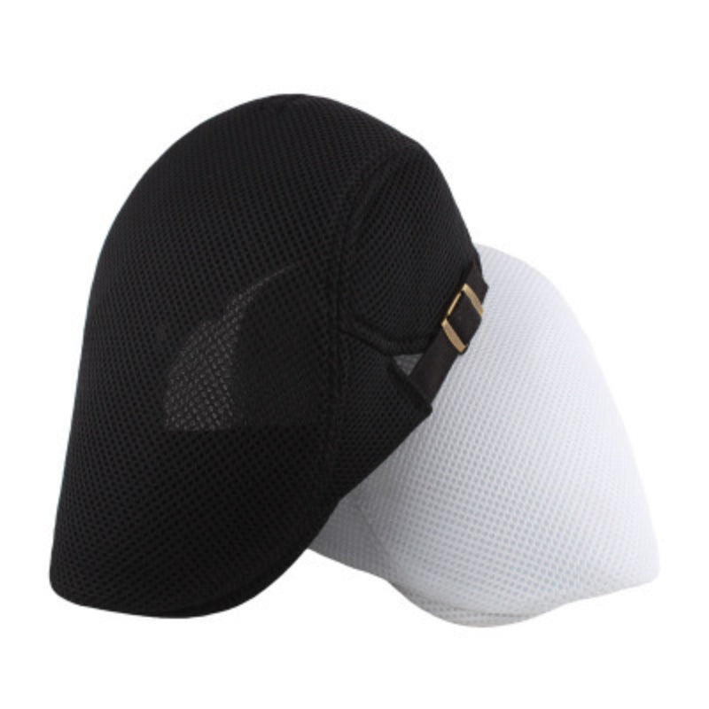 Summer Men News Breathable Cap Hat Mesh Cabbie Golf Driving Sun Flat Beret Black White Gray Beige Hats Caps Visors