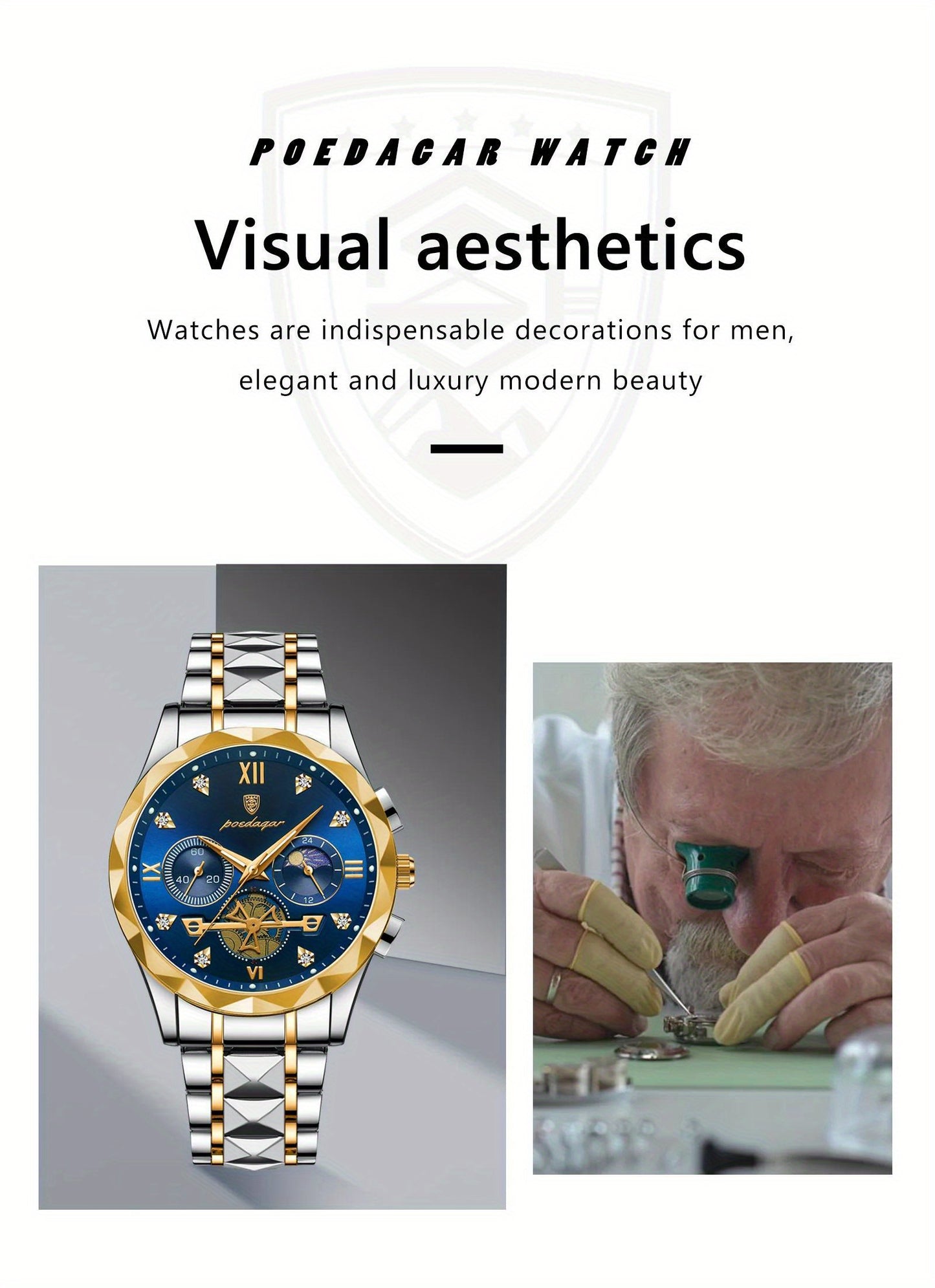 New Luxury Brand Waterproof Stainless Steel Women's And Men's Waterproof Watch, Leisure And Business Multifunctional Chronograph, Best Men's And Women's Gift Watch