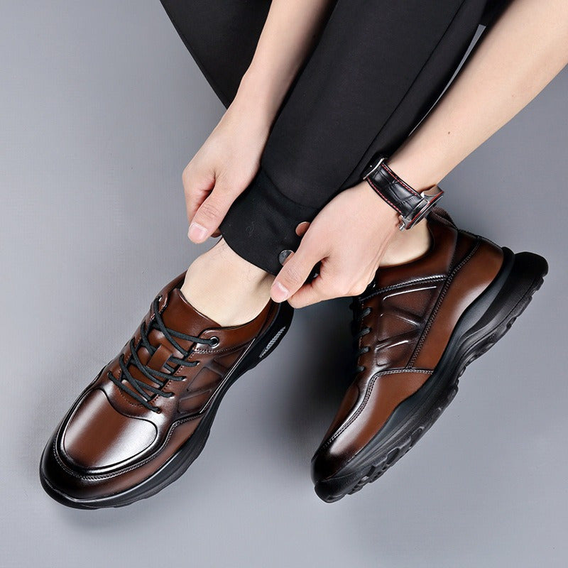 New Autumn Lace Up Casual Shoes for Men, Soft Bottom And Breathable, Men's Sports Casual Shoes, Fashionable And Versatile