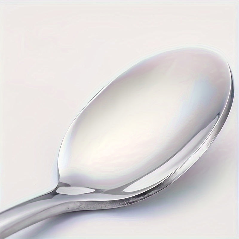 8-Piece Stainless Steel Long Handle Spoon Set - Ice Tea, Coffee, Ice Cream Stirring Spoons, Dishwasher Safe Kitchen Flatware Set