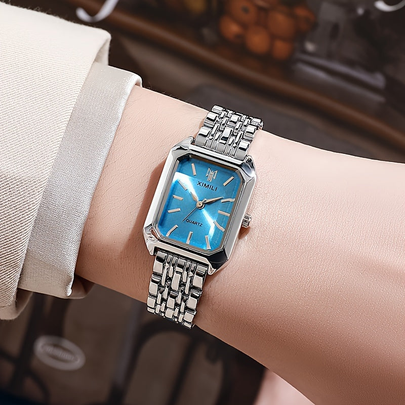 New Foreign Trade Women's Watch - Fashionable Simple Square Quartz Wristwatch for Female Students