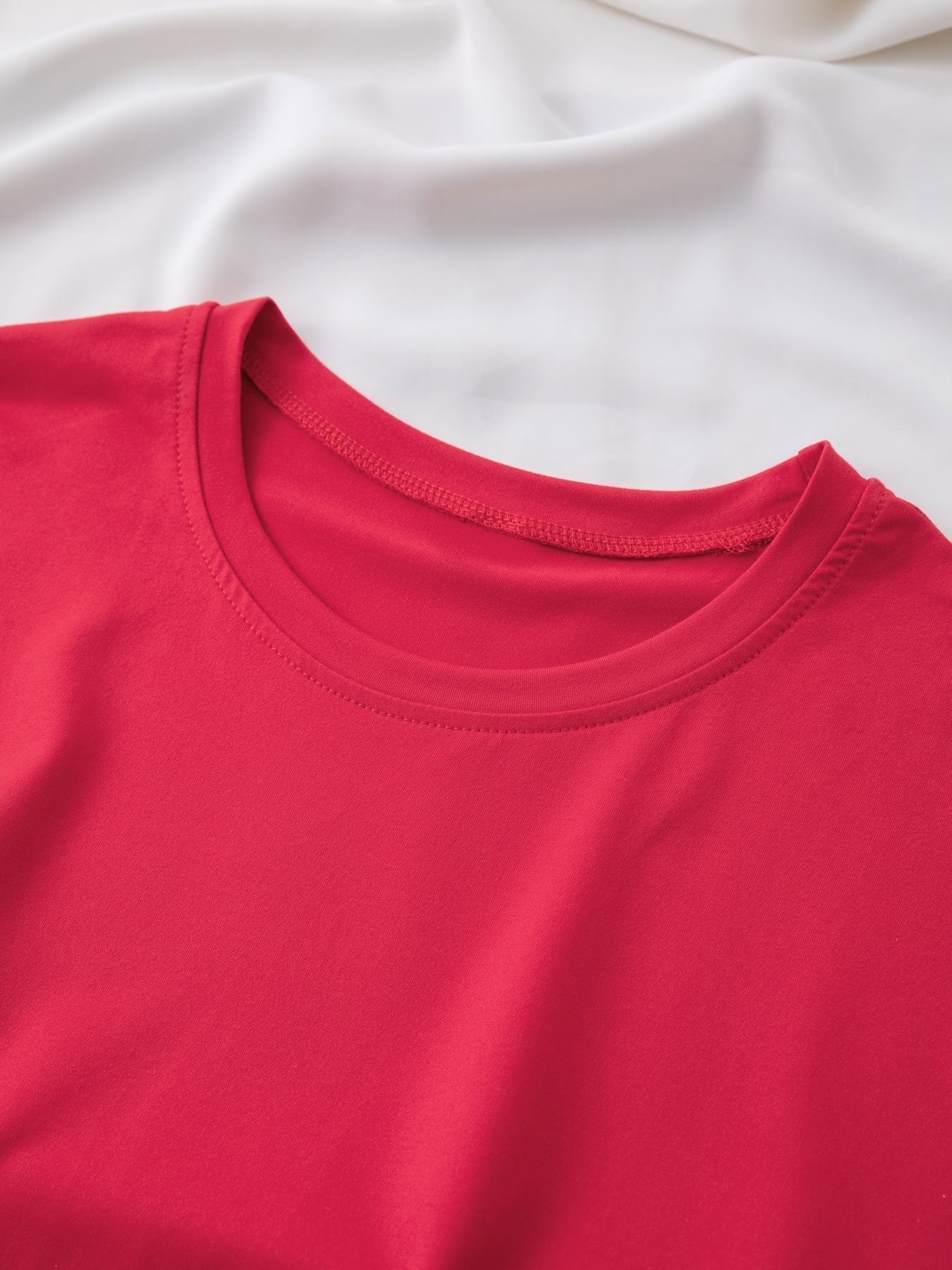 Women'S Casual Polyester T-Shirt with "Milano Italy" Letter Print, Short Sleeve Crew Neck Top, All-Season Knit Fabric Tee, Regular Length - 180gsm