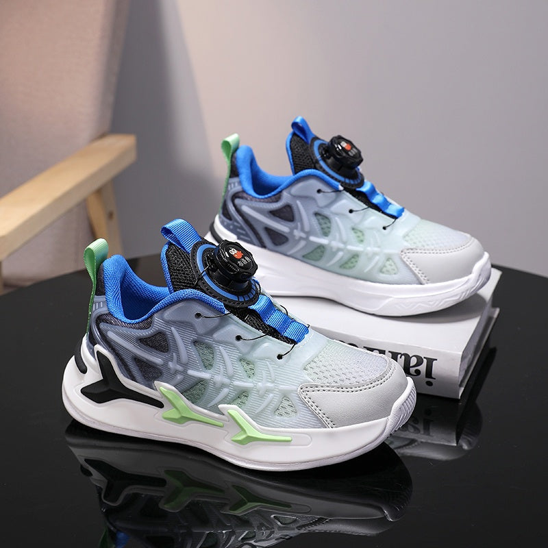 Popular 'S Airplane 'S Shoes, Cartoon Fashion, New Cute And Dynamic Car Swivel Buckle 'S Shoes, Double Net, Single Net, Breathable Four-Season Sports 'S Shoes