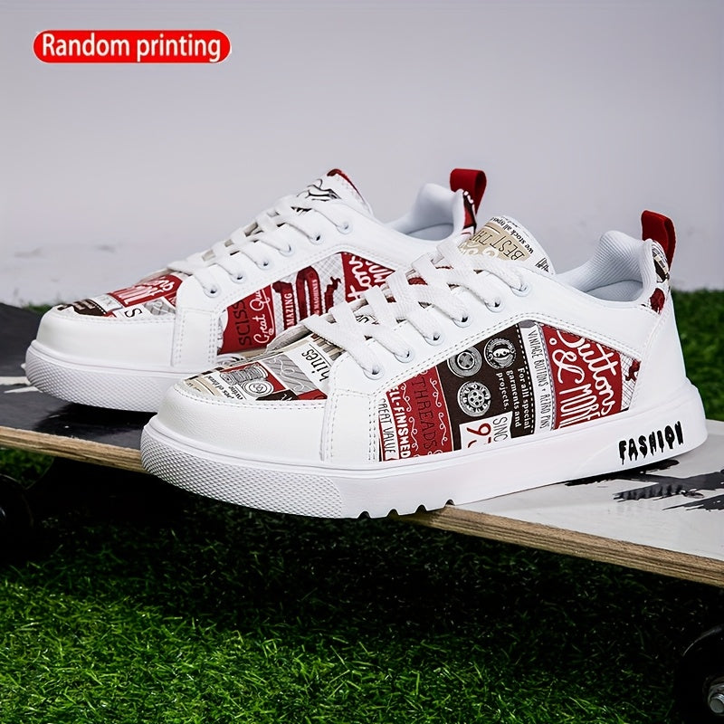 Men'S Stylish And Comfortable Casual Shoes, Durable And Slip-Resistant Sports Shoes with PU Upper, Suitable for Hiking Or Everyday Wear, Open Air Breathable Running Shoes, Lace-Up Fashion Gift Casual Shoes for Adult Men, Perf
