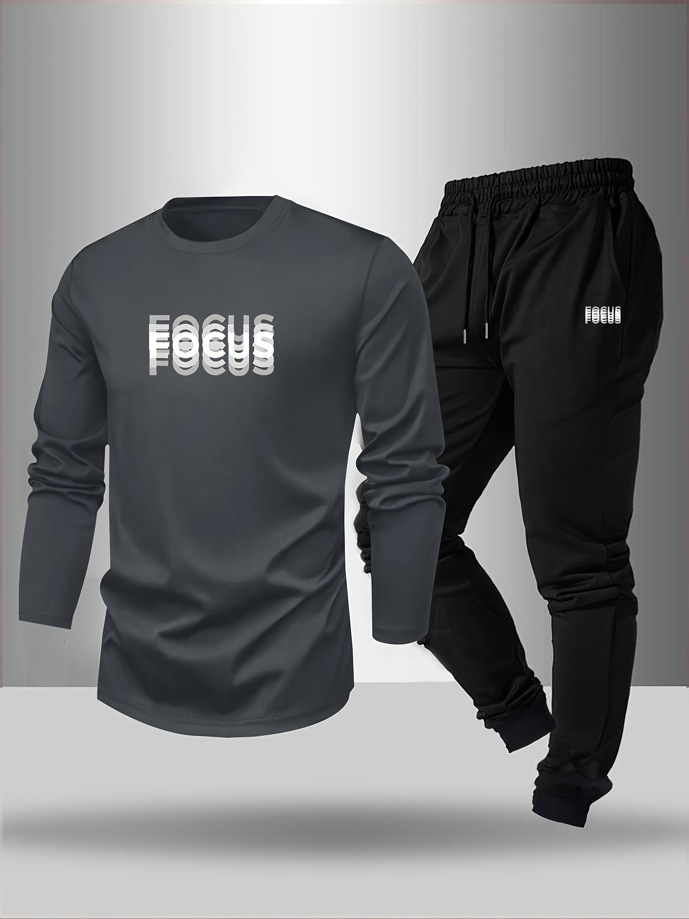 Men's Casual Comfortable Breathable Printed Loungewear Pants Set