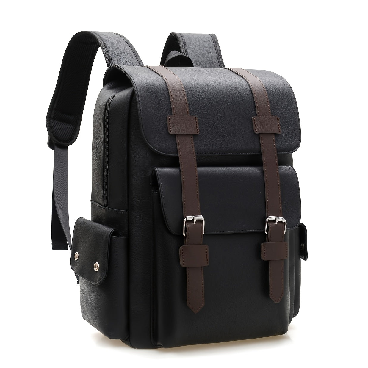 Unisex Large Capacity Backpack with Multiple Pockets, Business Casual Travel Commuter Neutral Style Dual Shoulder Bag for and Laptop